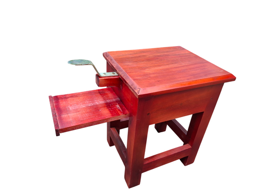 Wooden Stool Coconut Scraper, Stool Chirava, Coconut grater