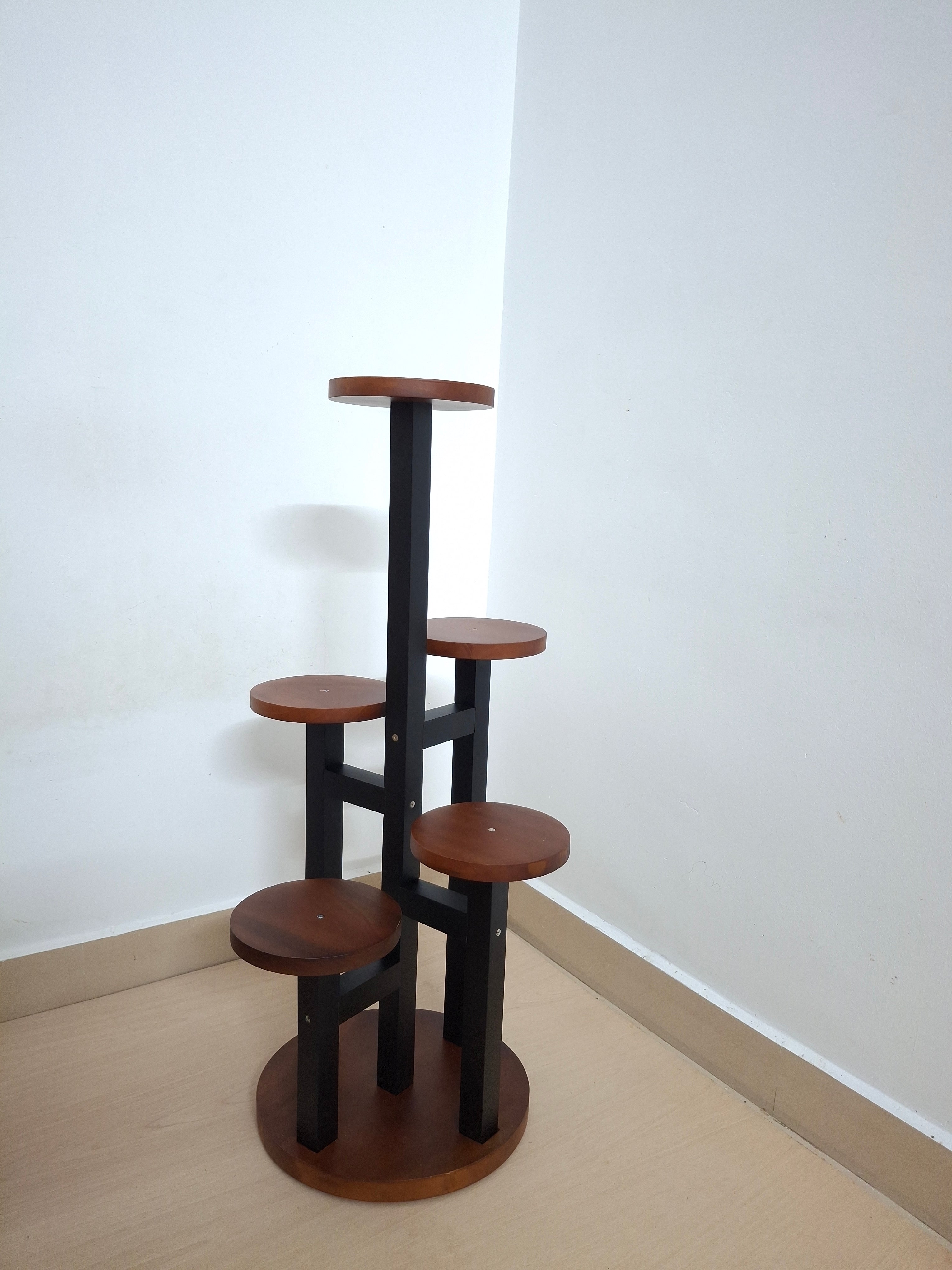  Wooden Plant stand 5 tier without floral arrangement