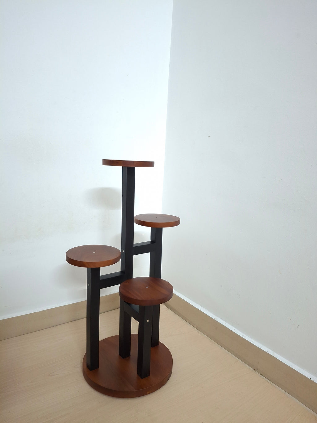 Wooden Plant stand 4 tier without floral arrangement