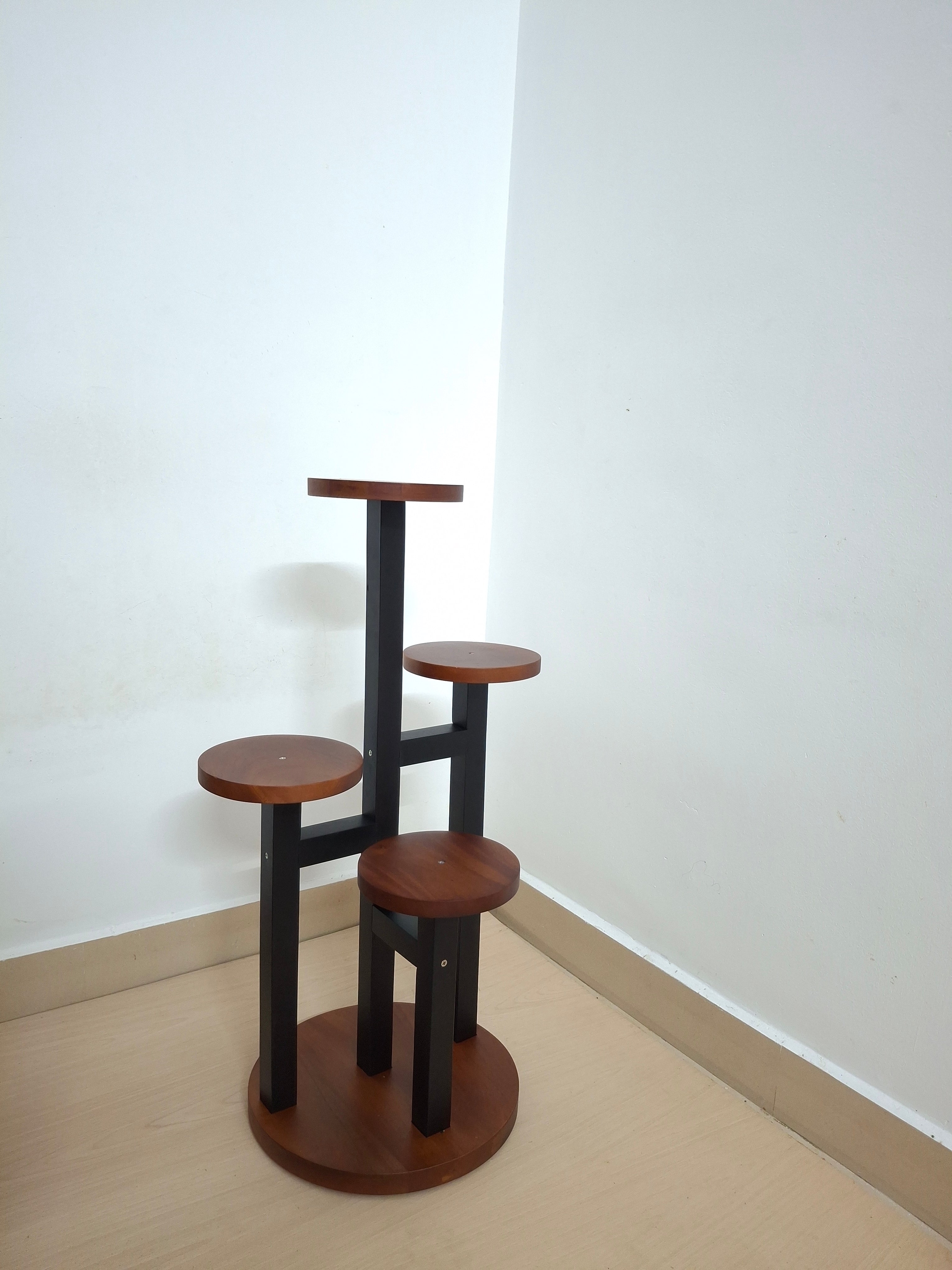 Wooden Plant stand 4 tier without floral arrangement