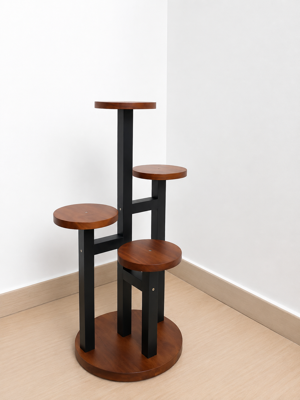 4_tier_plant_wooden stand_