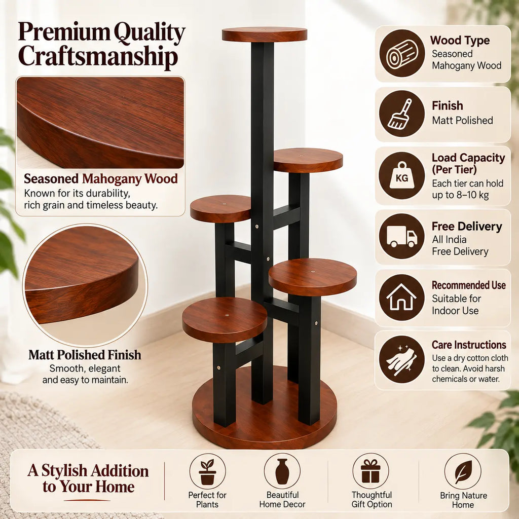 5_tier_plant_stand_Features